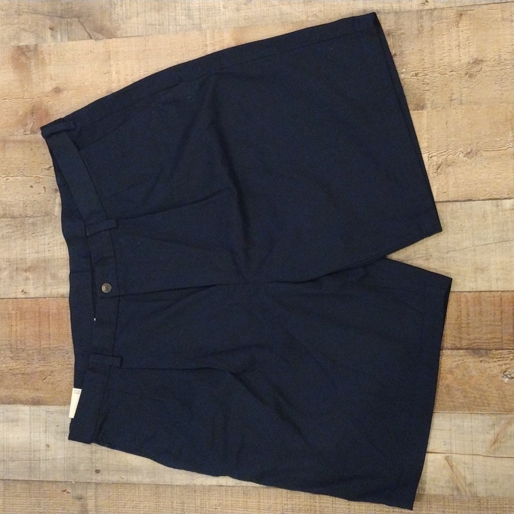 Haggar Twill Navy Blue Shorts